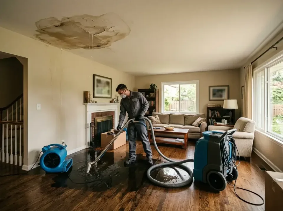 attic-pipe-burst-ceiling-drip-008 — frequently asked questions, Water Damage Restoration & Carpet Care in Diamond, IL